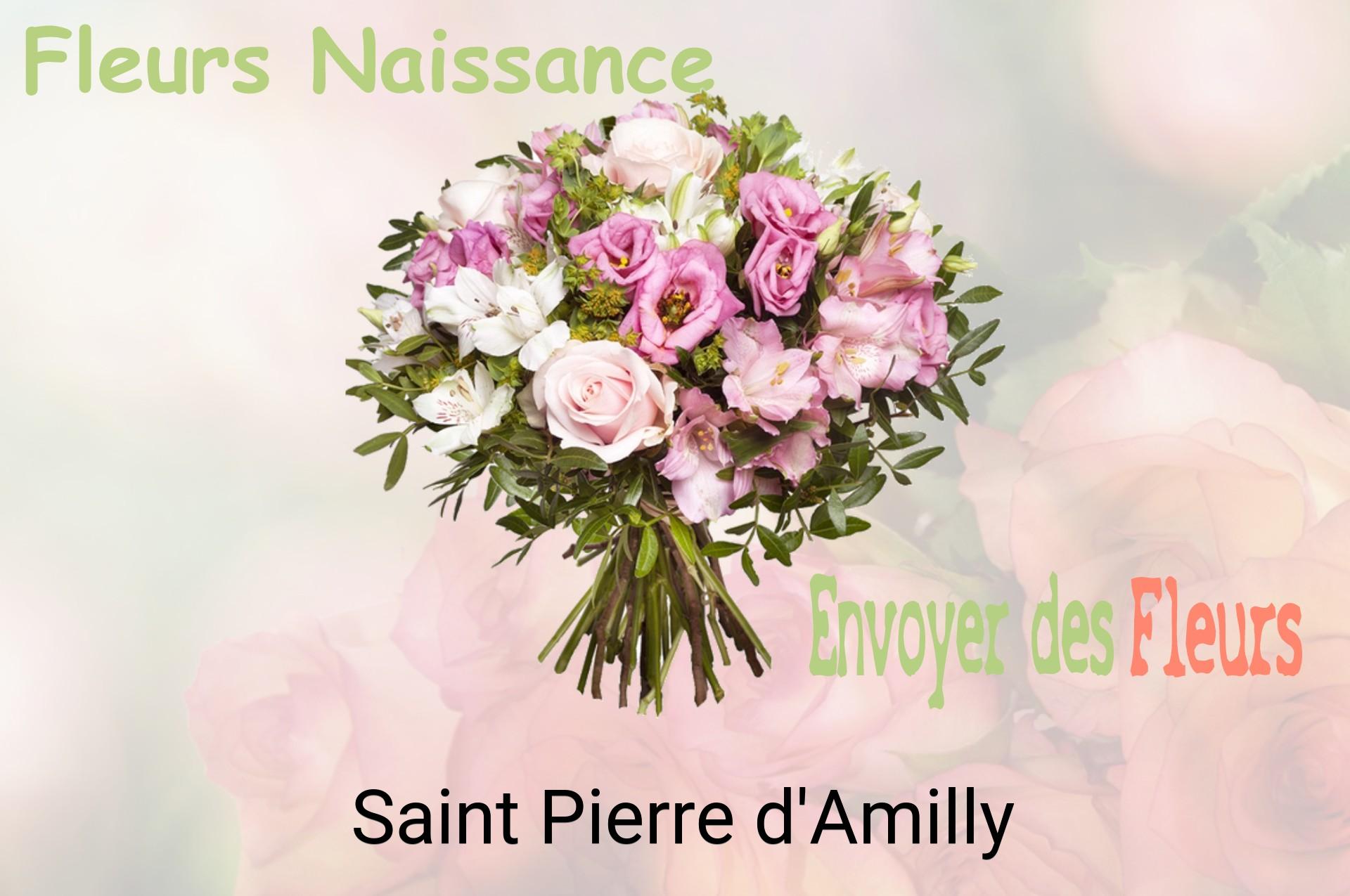 Bouquet de fleurs de naissance livré à Saint-Pierre-d'Amilly